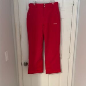 Spyder Insulated Ski Pant Pink Girls18-20 (women size 6-8 they fit me)